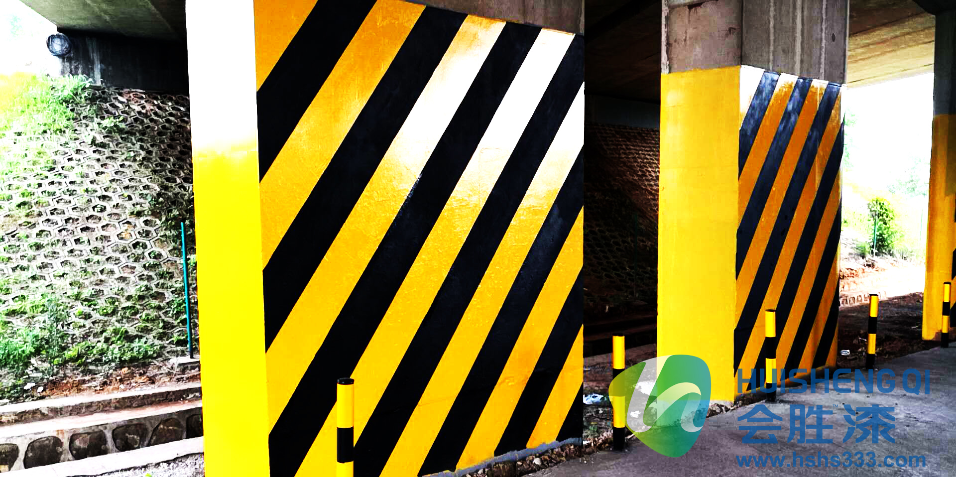 通州高速防撞墻反光漆