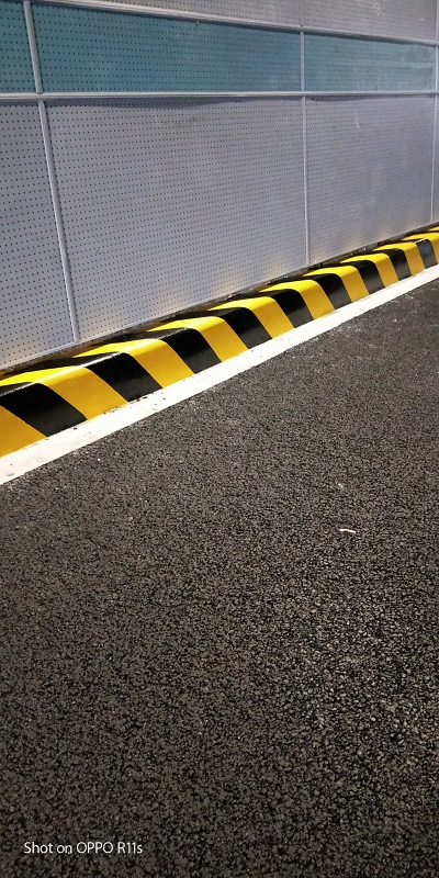 隧道路沿反光漆的流墜如何預防？