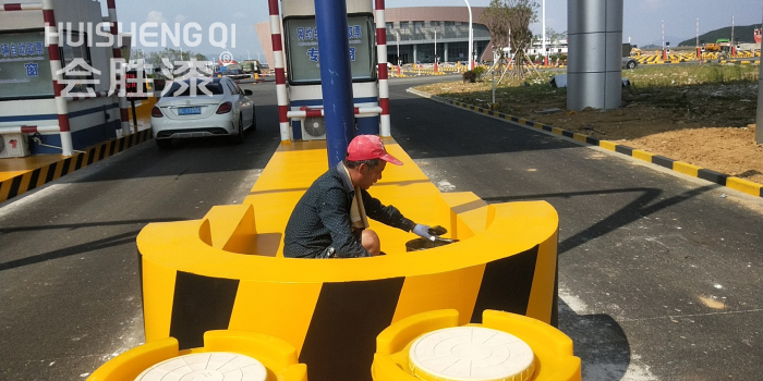 高速防撞墩反光漆粉拉絲現(xiàn)象是怎么導致的