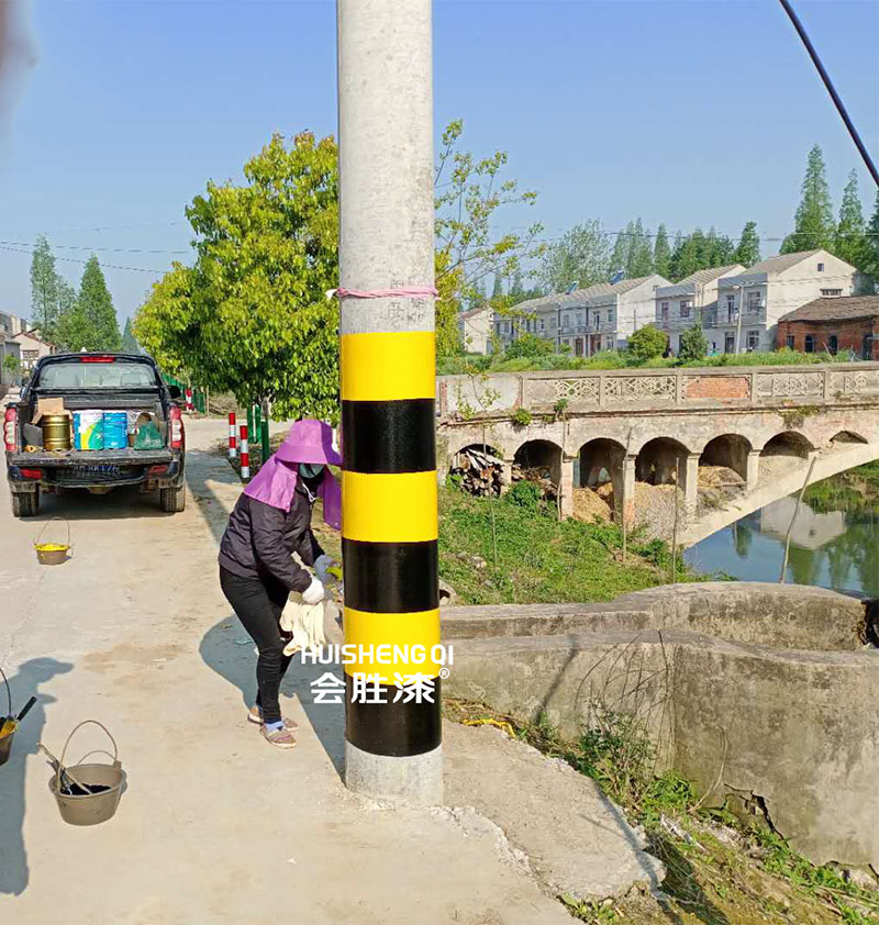 匯勝的電線桿反光漆效果怎么樣？