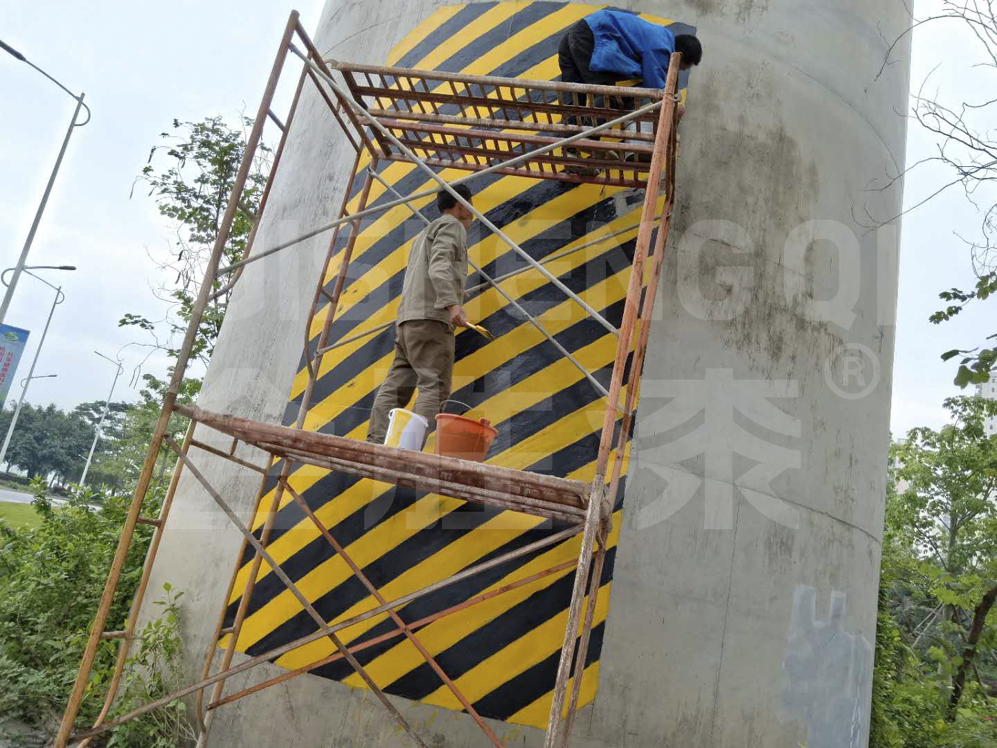 反光漆施工 反光漆施工