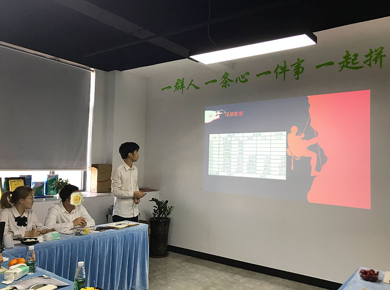 推廣部同事正在匯報(bào)工作 推廣部同事正在匯報(bào)工作